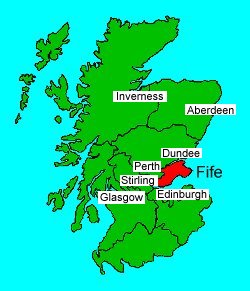 22.9 Map of Scotland showing Fife