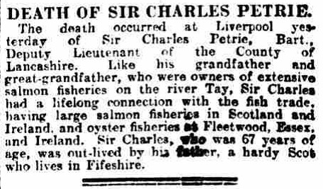 5.2 obit Sir Charles Petrie, Sr.